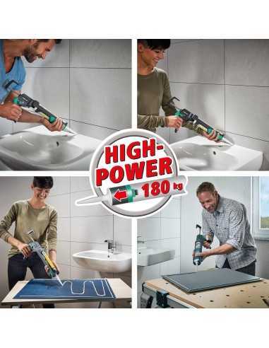 Pistola Cartucho WOLFCRAFT Silicona, Acrílicos y Adhesivos MG 350