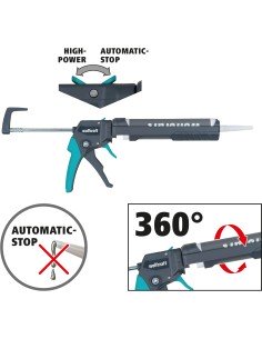 Pistola Cartucho WOLFCRAFT Selladores y Morteros MG 550 2