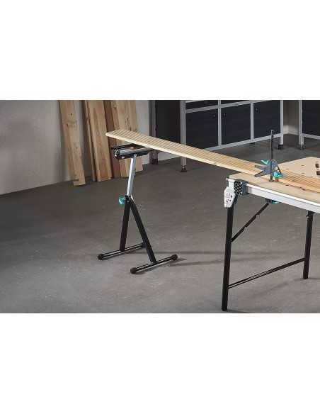 Caballete de Trabajo WOLFCRAFT Multifunción 3 en 1 Rodillo/soporte/bolas