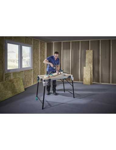 Mesa de corte WOLFCRAFT Master CUT 2600 | Mesa de trabajo SimonRack profesional y resistente