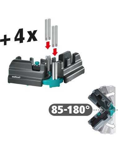 Caja de Ingletar y Falsa Escuadra WOLFCRAFT 100mm