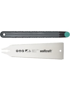 Sierra Japonesa WOLFCRAFT Dentada Ambos Lados 240mm 2