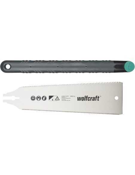 Sierra Japonesa WOLFCRAFT Dentada Ambos Lados 240mm