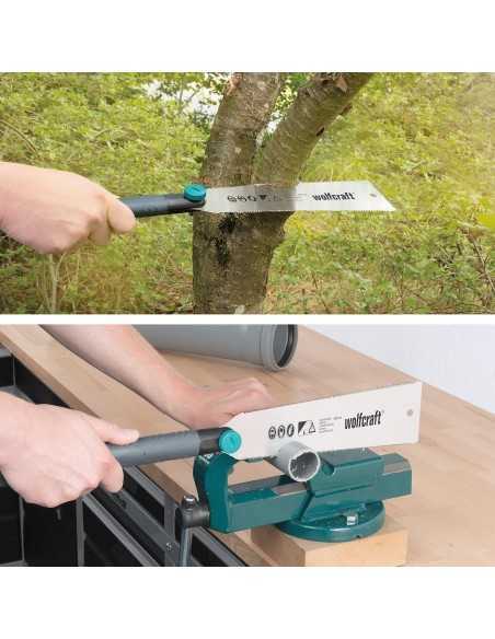 Sierra Japonesa WOLFCRAFT Dentada Ambos Lados 240mm