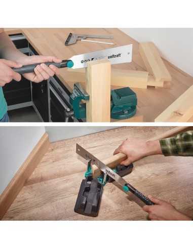 Sierra Japonesa WOLFCRAFT Dentada Ambos Lados 240mm