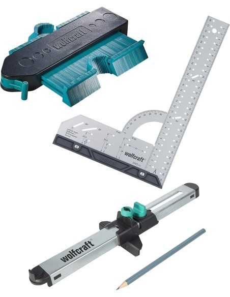 Set Completo Medir WOLFCRAFT Suelos Laminados