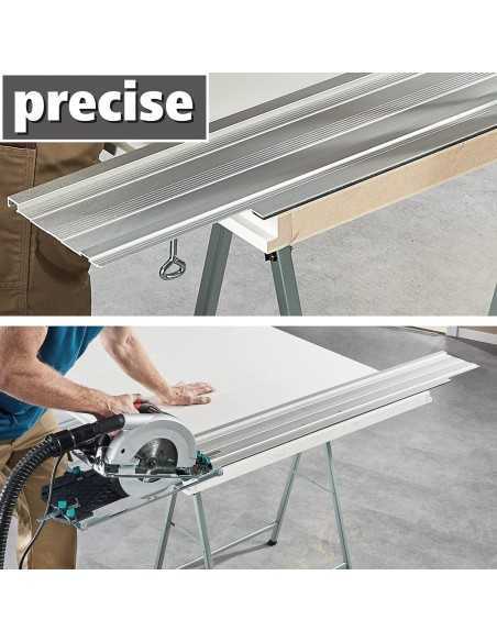 Riel de guía WOLFCRAFT FKS 145 para sierras circulares de mano