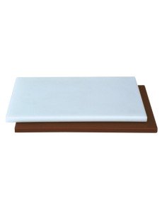 Tabla de Cocina de Fibra FLORES CORTÉS 400X300X15 Blanca - Profesionales CAHERSA