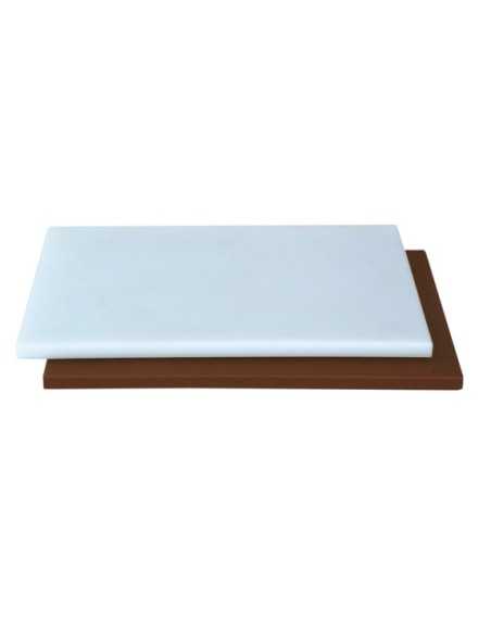 Tabla de Cocina de Fibra FLORES CORTÉS 500X300X15 Blanca - Profesionales CAHERSA
