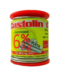 ESTAÑO 6% 2.0MM 250GR Box (CASTOLIN)