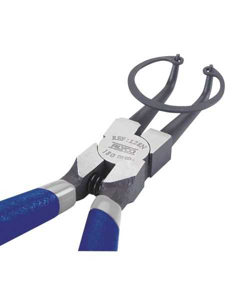 Alicate para Arandelas tipo SEEGER ALYCO EXT. BOCA CURVA 220mm