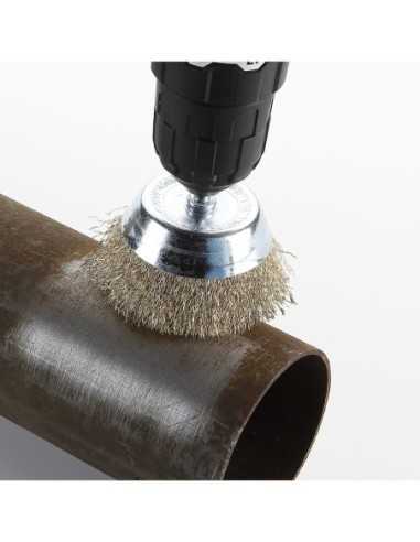 Cepillo Abrasivo Acero ALYCO TZ-10 Tipo Taza 75mm