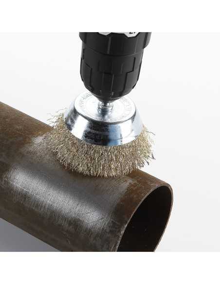 Cepillo Abrasivo Acero ALYCO TZ-10 Tipo Taza 75mm