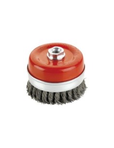 Cepillo Abrasivo Acero Trenzado ALYCO TZ-01 Tipo Taza 125mm