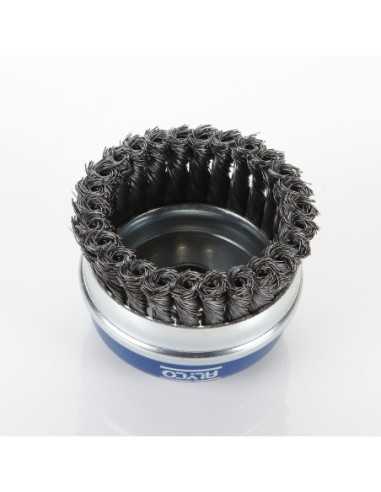 Cepillo Abrasivo Acero Trenzado ALYCO TZ-01 Tipo Taza 125mm