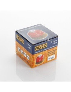 Cepillo Abrasivo Acero ALYCO TZ-01 Tipo Taza ONDULADA 100mm 2