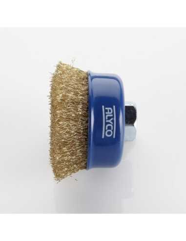 Cepillo Abrasivo Acero ALYCO TZ-01 Tipo Taza ONDULADA 100mm