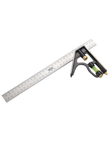 Escuadra de Acero Inoxidable ALYÑCO Multifunción 10 EN 1 400 mm