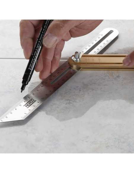 Falsa Escuadra de Acero ALYCO 10 en 1 300mm