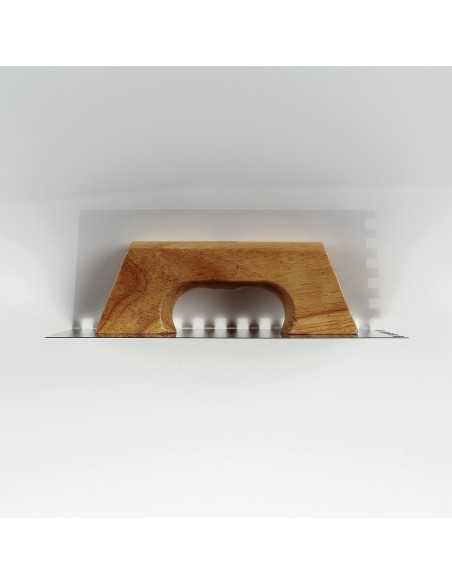Llana Dentada ALYCO Acero Inoxidable 280*120 mm Diente 8*8 Mango de Madera