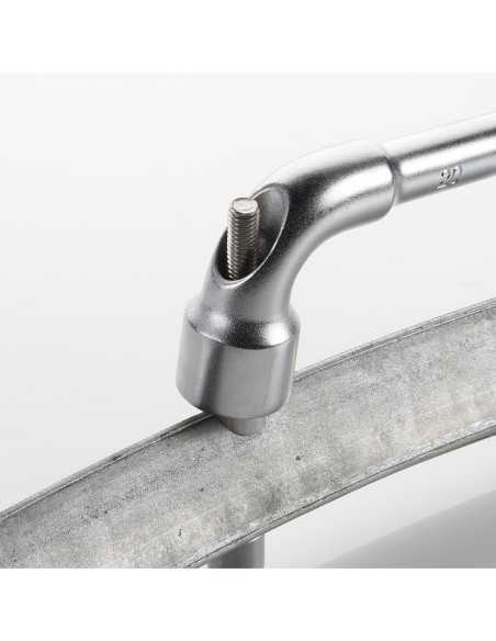 LLAVE DE PIPA ABIERTA 6X6 13 mm