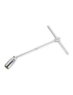 LLAVE PARA BUJIAS C/MANGO EN T 21 mm