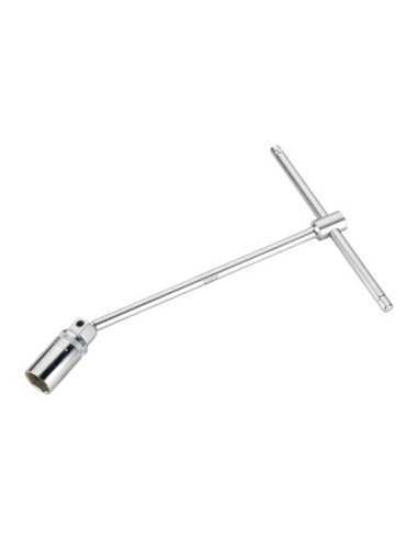 LLAVE PARA BUJIAS C/MANGO EN T 21 mm
