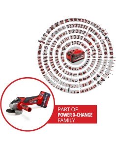 Amoladora EINHELL TC-AG 18/115 LI 4AH 2