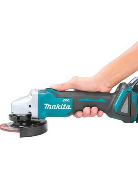 Mini Amoladora MAKITA LXT a Batería 125mm 18V Profesional