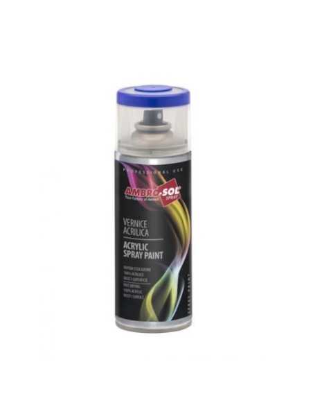 Pintura en Spray AMBRO-SOL Acrílica Multiuso 400 ml Ral 9005 Negro Mate