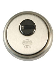 Escudo Boca Llave 31-65 LATON CROMADO MATE