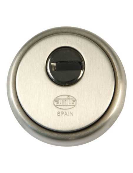 Escudo Boca Llave 31-65 LATON CROMADO MATE