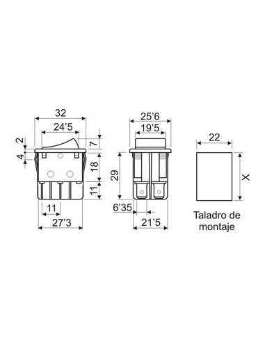INTERRUPTOR LUMIN. C/N T/R FASTON