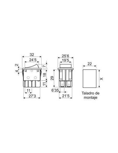 INTERRUPTOR LUMIN. C/N T/R FASTON