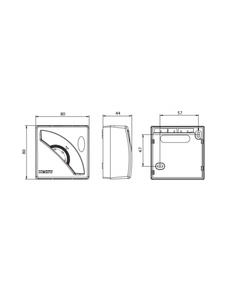 TERMOSTATO IMIT TA3 CON PILOTO 546010