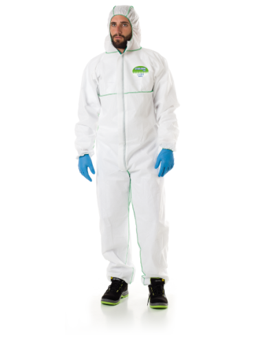 Buzo Desechable STEELGEN 500 Blanco T-L Antiestático