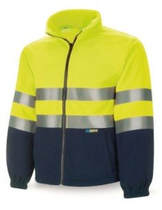 FORRO ALTA VISIBILIDAD BICOLOR AZUL-AMARILLO T-XL