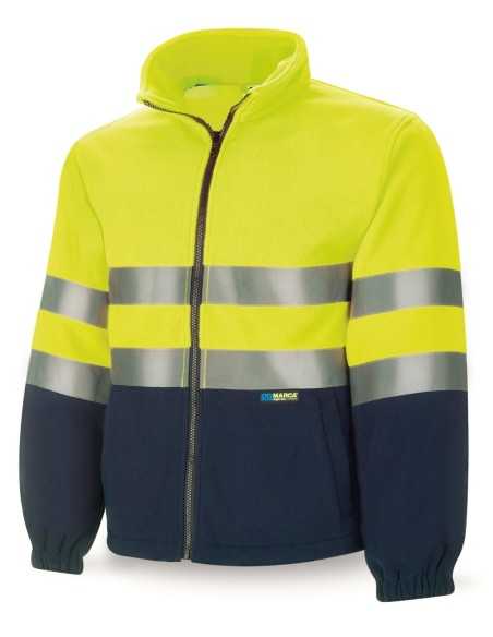 FORRO ALTA VISIBILIDAD BICOLOR AZUL-AMARILLO T-XL