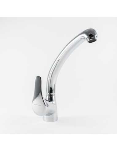 Grifo de cocina monomando CLEVER 235mm con caño fundido N Panam Urban Cromado