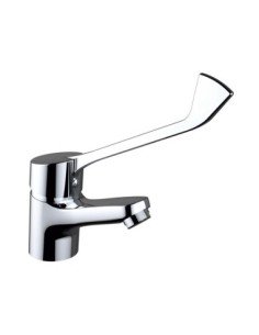 Grifo de lavabo 99214 monomando CLEVER 60mm con palanca gerontológica S12 Urban Cromado