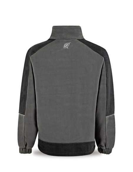 Chaqueta Polar MARCA PL Modelo VIRACOCHA Gris/Negro T-M