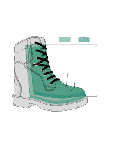 Bota de seguridad de caña alta PANTER Modelo THOR S3 T-44