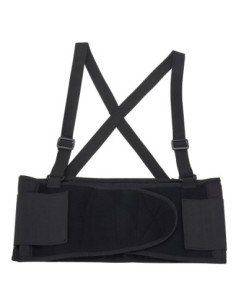 Faja lumbar MARCA PL con tirantes regulables y cierre de velcro T-M