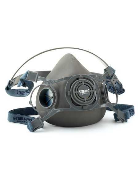 Media Máscara STEEL PRO SAFETY Modelo Breath para dos filtros T-M