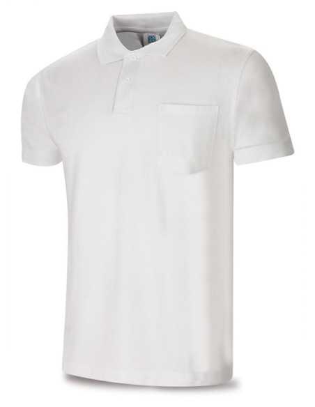 POLO MANGA CORTA BLANCO T-M