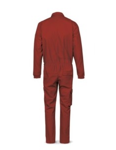 Buzo MARCA PL Top Line 488BTTOPR rojo poliéster/algodón de 245 gr T-46 2