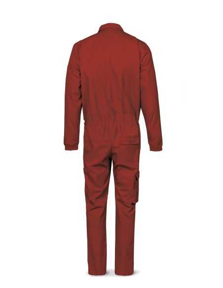 Buzo MARCA PL Top Line 488BTTOPR rojo poliéster/algodón de 245 gr T-46