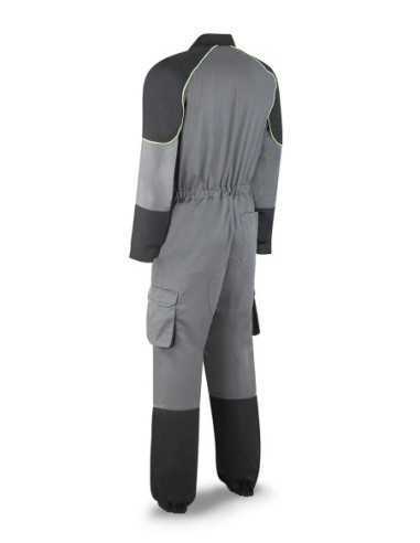 Buzo MARCA PLPro Series gris/negro poliéster/algodón 245 gr T-56/58