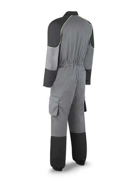 Buzo MARCA PLPro Series gris/negro poliéster/algodón 245 gr T-56/58