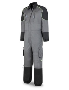 Buzo MARCA PLPro Series gris/negro poliéster/algodón 245 gr T-64/66